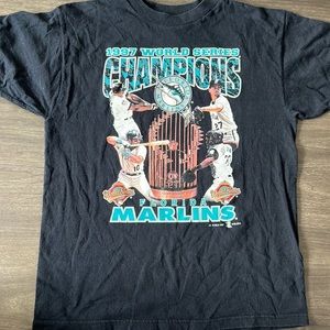 Vintage 1997 Florida Marlins T shirt